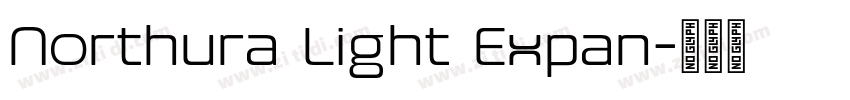 Northura Light Expan字体转换